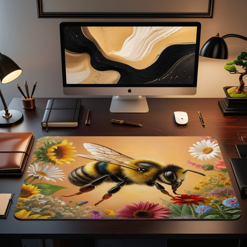 Polyester Desk Pad, 31.5x15.5
