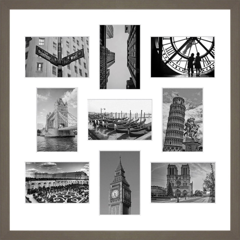 Deepraj Collage Picture Frame, Titanium