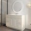 Base de lavabo avec portes à fermeture en douceur pour la salle de lavage, la salle de douche et la buanderie-1616244714-1616244718