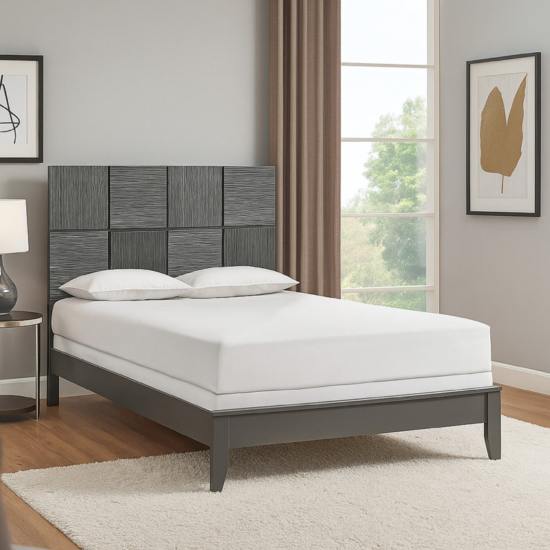 Tête de lit Deny Bed, Gris bronze, Grand