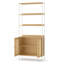Aliyaan 174.7cm H x 76.4cm W Steel Etagere Bookcase-488784632