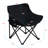 2Pcs Outdoor Black Foldable Camping Chairs With Carry Bag, Lightly Cushioned For Comfort, Side Pocket Storage, Heavy - Duty Frame, Ideal Hiking And Fishing Folding In Black, Comes Convenience, Picnics-189387453