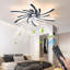 Ventilateur de plafond 30,7 po avec lumières, télécommande 3 températures de couleur, ventilateur à 6 vitesses