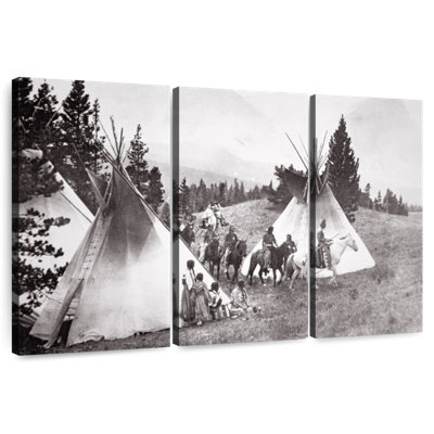 Native American Teepee Camp Montana