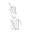 Polycarbonate Wall Mount Ice Scoop Holder-558615582