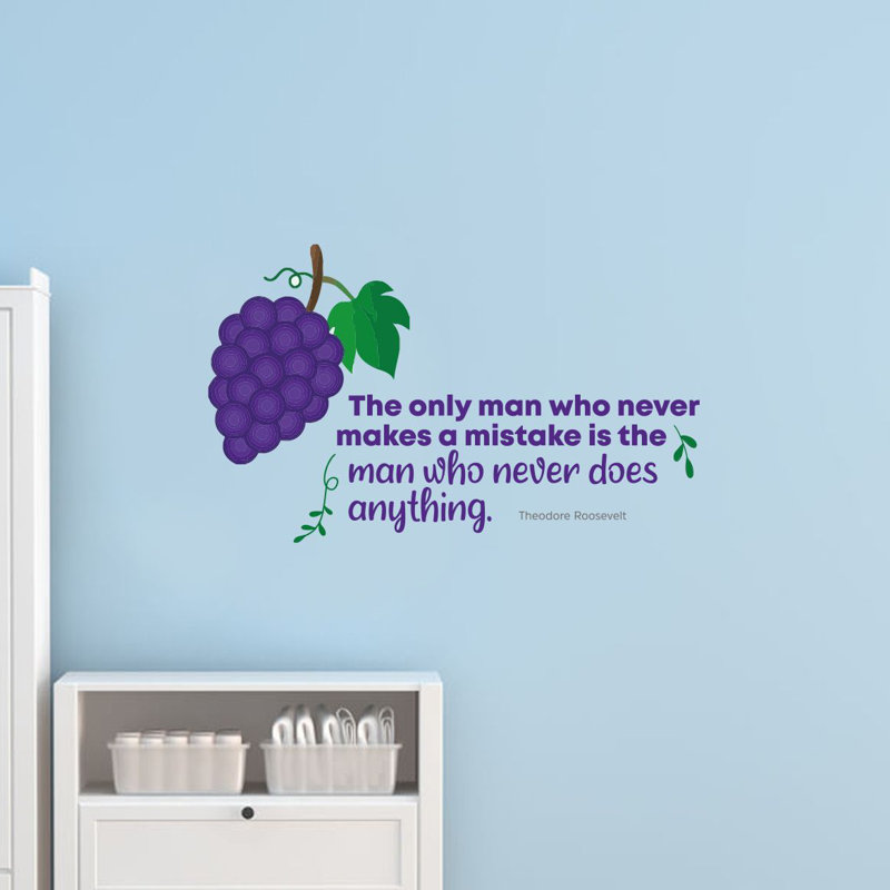 Adhésif décoratif en vinyle "does a erreur Grapes fruit", H 8 po x l 10 po