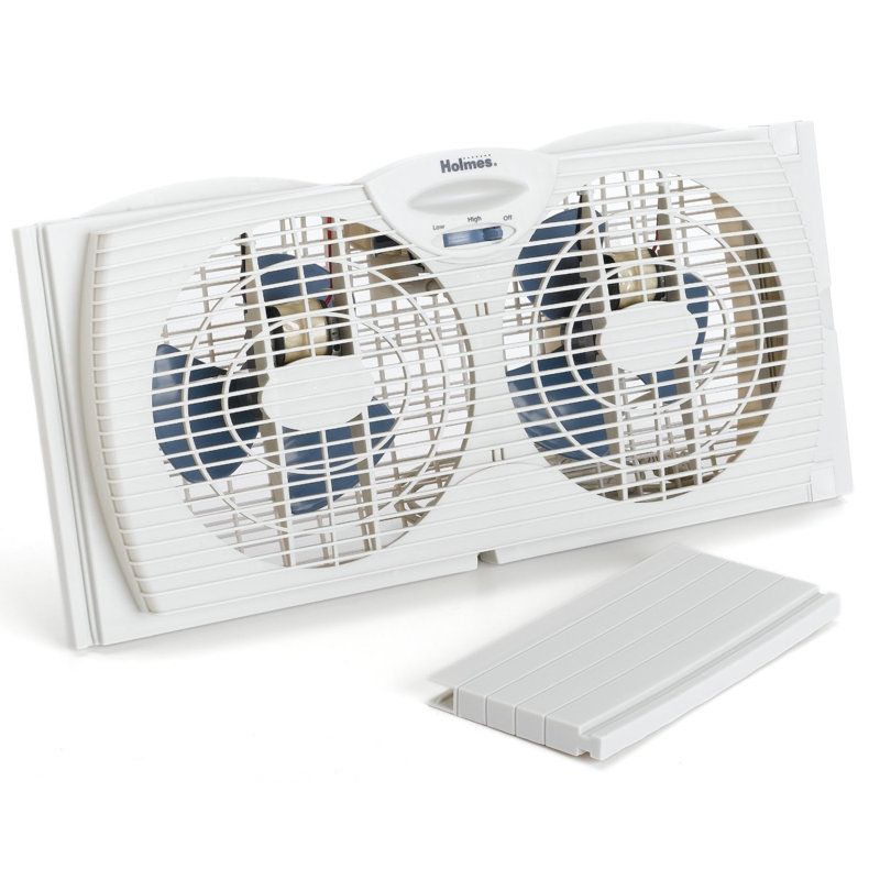 Dual-Blade Window Fan