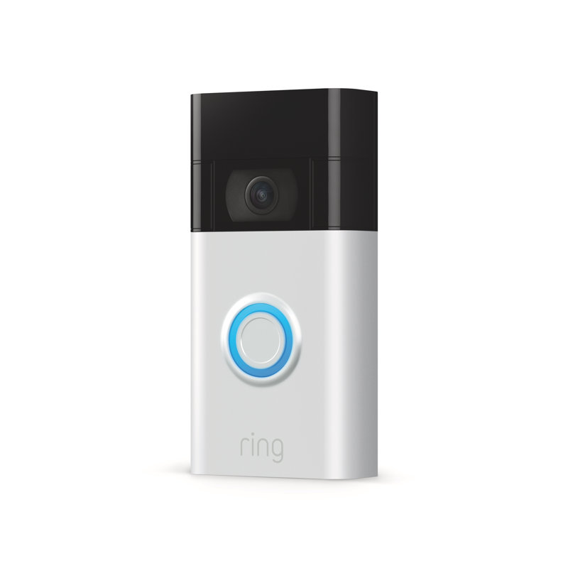 Ring Video Doorbell Push Button 2nd Gen - Satin Nickel