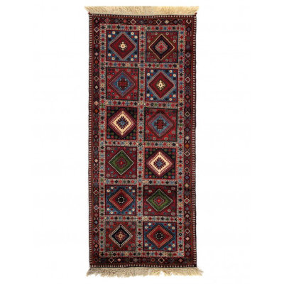 Amselmo One-of-a-Kind Runner 2'8" X 6'8" Runner Lamb's Wool Area Rug Red
