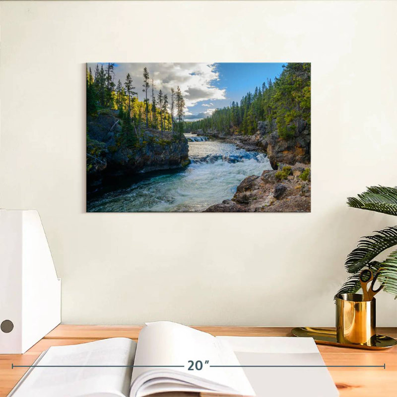 Alvord Yellowstone Autumn River, H 8 po x l 12 po