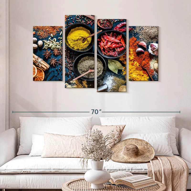 Yarlin Spice Medley, 32" H x 52" W