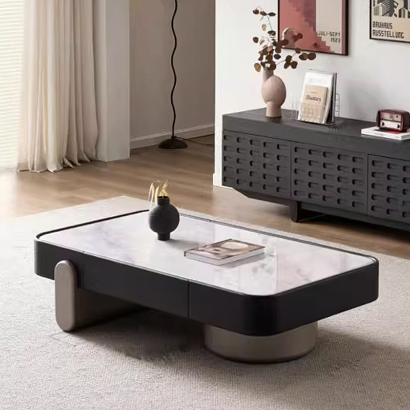 Minimalist rectangular coffee table