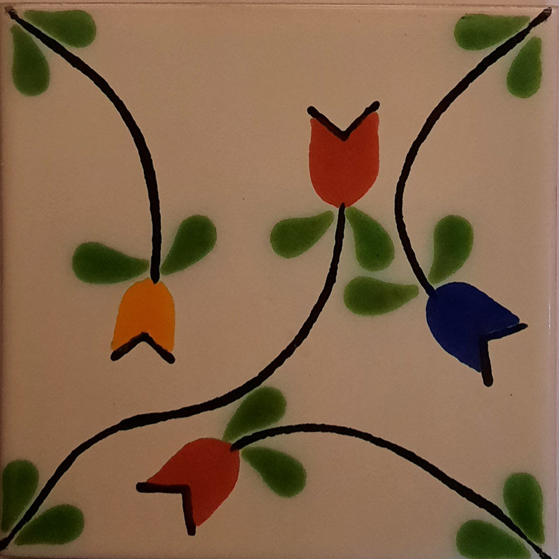 Carrelage mexicain 4,2 "x 4,2" 9 pièces TalaMex