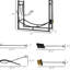 Support à bois pour l'intérieur et l'extérieur avec outils, fond incurvé, tablette inférieure de 220 lb, accessoires noirs, H 30 po, noir, pour foyer et foyer