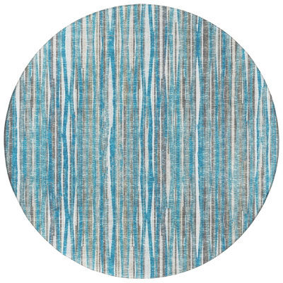 Bergetta Washable Abstract Indoor / Outdoor Rug