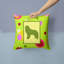 Coussin décoratif intérieur/extérieur kuvasz