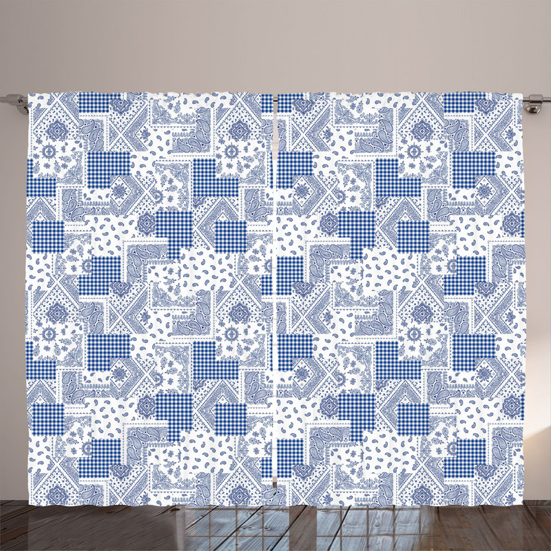 Chewsville Polyester Semi Sheer Curtain Pair