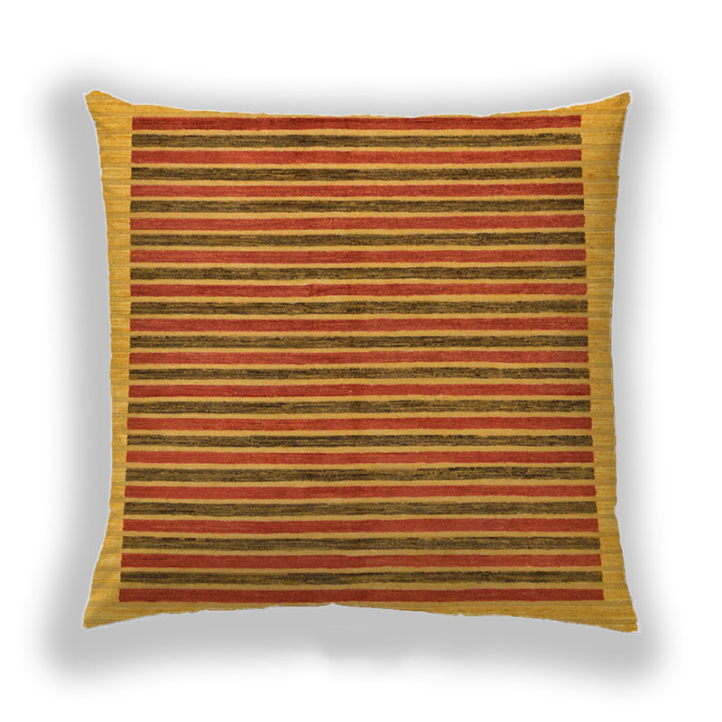 Housse et insert de coussin carré Eimaan, Microsuède
