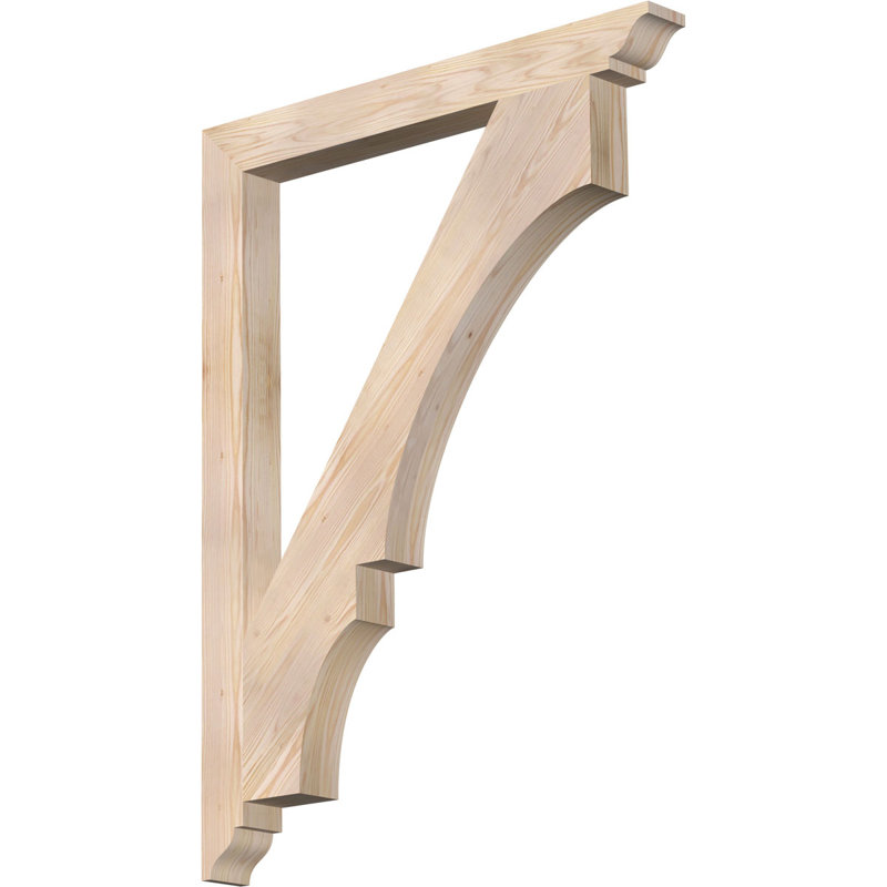 Support traditionnel Balboa, L 3 1/2 po x P 36 po x H 48 po, Sapin de Douglas lisse