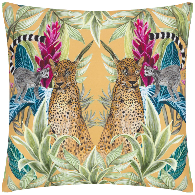 Kali Indoor / Outdoor Floral Square Cushion