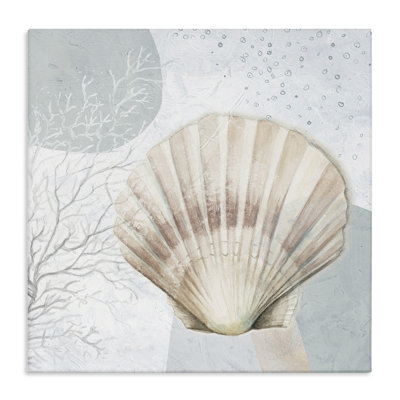 «Seashell Circle», art mural sur toile par Patricia Pinto