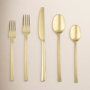 Cambridge Beacon Satin 20-Piece Flatware Set, Service for 4