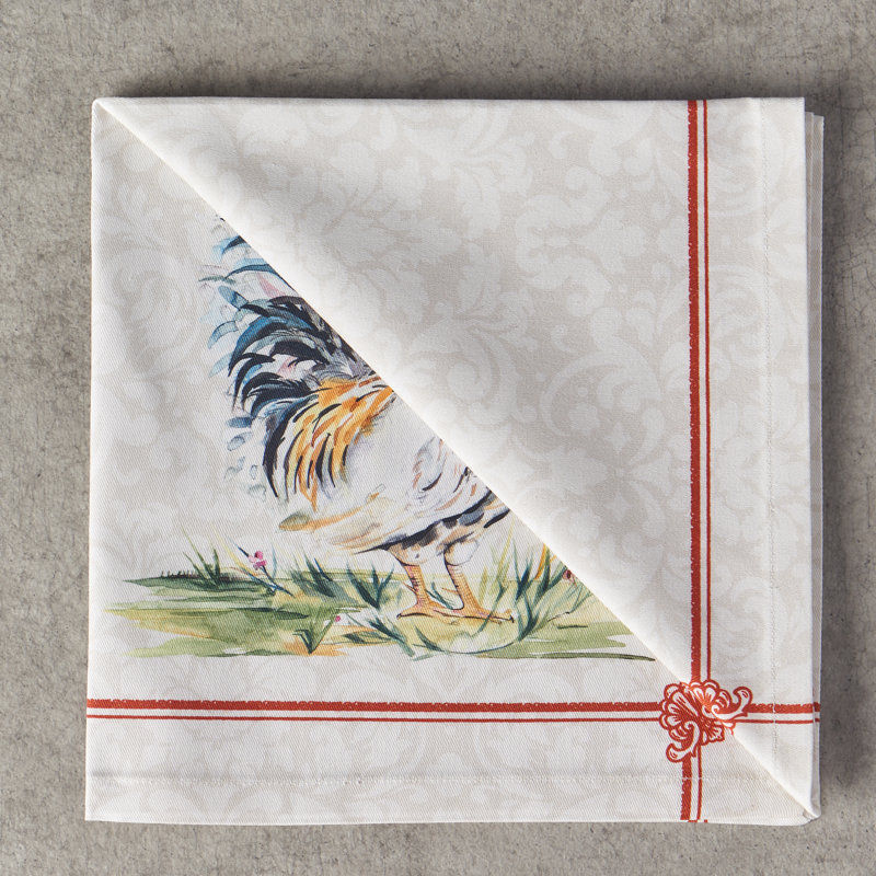 Campagne Cotton Abstract Square Napkin