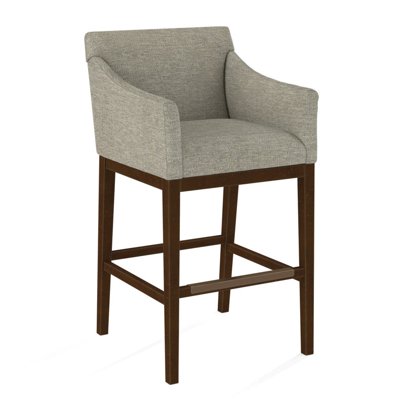 Upholstered Stool, 61585-76, Black
