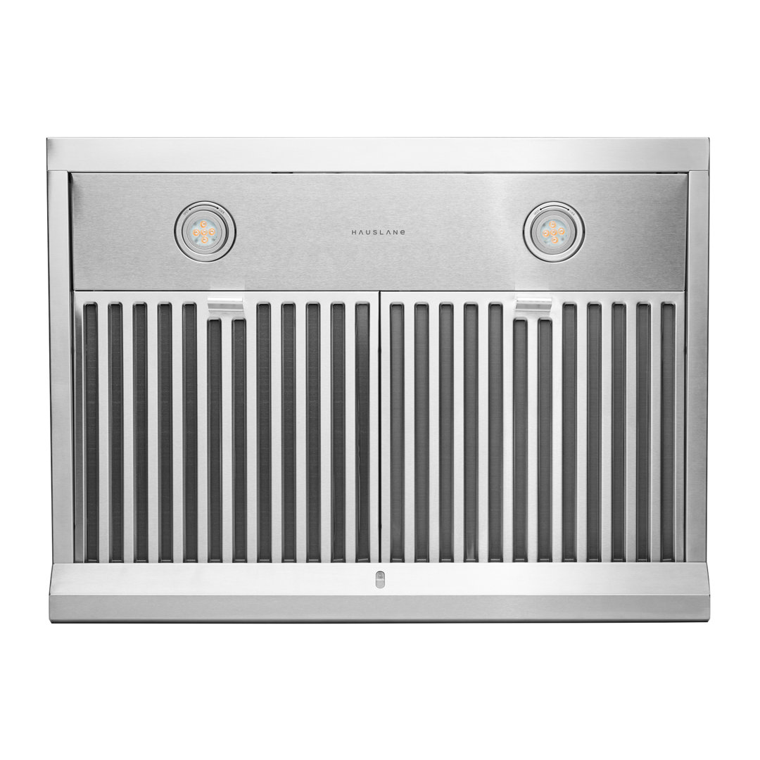 Hauslane Range Hood 30 Inch - Under Cabinet Range Hood 30" Stainless Steel Kitchen Hood, Vent Hood 30 Inches, Stove Vent Hood for Kitchen, Vent Hoods 30 Inch with LED - Chef Series PS18
