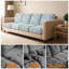Ensemble de 8 housses de coussins de patio extensibles, housses de coussin de chaise d'extérieur à imprimé floral botanique, housses de siège de meuble à ourlet élastique lavable
