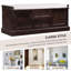 Banc de rangement TREXM avec 2 tiroirs et 2 armoires, couleur espresso-1292986299
