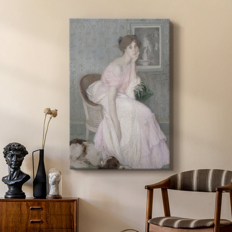Impression de portrait rétro XCIX - galerie Cavas sur mesure, H 48 po x l 32 po