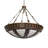 62" Wide Fleur-De-Lis Inverted Pendant