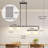 4 - Light Modern Kitchen Island Chandelier With Globe Glass Shade For Dining Room Living Room Entry-1219245296