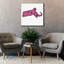 Art mural sur toile Massachusetts, 2 po par Art Licensing Studio, 37 po x 37 po