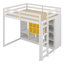 Lit mezzanine en bois avec garde-robe, tablettes et armoire-1529674353-1529674358