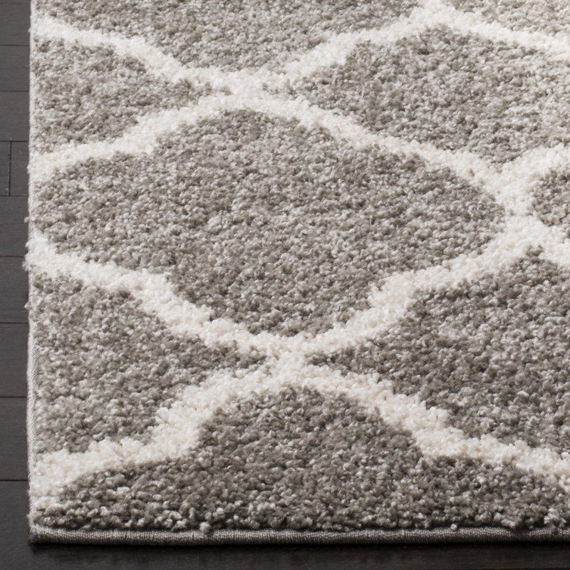 Helsel Shag Performance Geometric Rug, Runner 2' x 8'