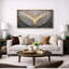 «Classic Angel White Wings Light Glow Abstract», impression sur toile encadrée-126313691-126313693