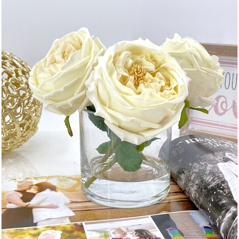 Pièce maîtresse artificielle Austin, Crème, crème