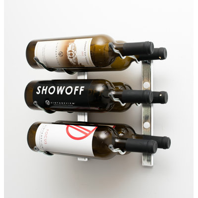 Indurial 18 Bottle Wall Mounted Wine Bottle Rack