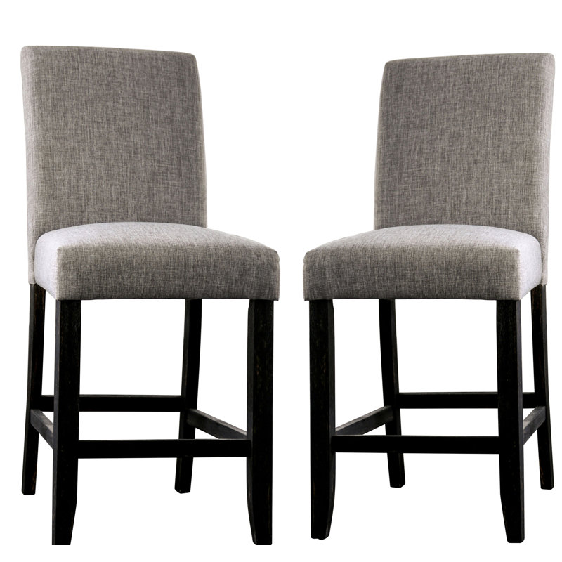 Tabouret de comptoir 25 po Kalb, Gris clair
