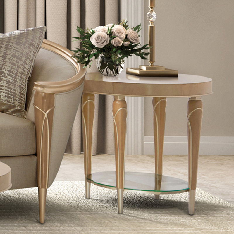 Villa Cherie End Table - Caramel