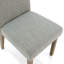 Ensemble de table de salle à manger 4 personnes Danayla avec table ronde de 41,5 po et 4 chaises rembourrées en lin-103707426