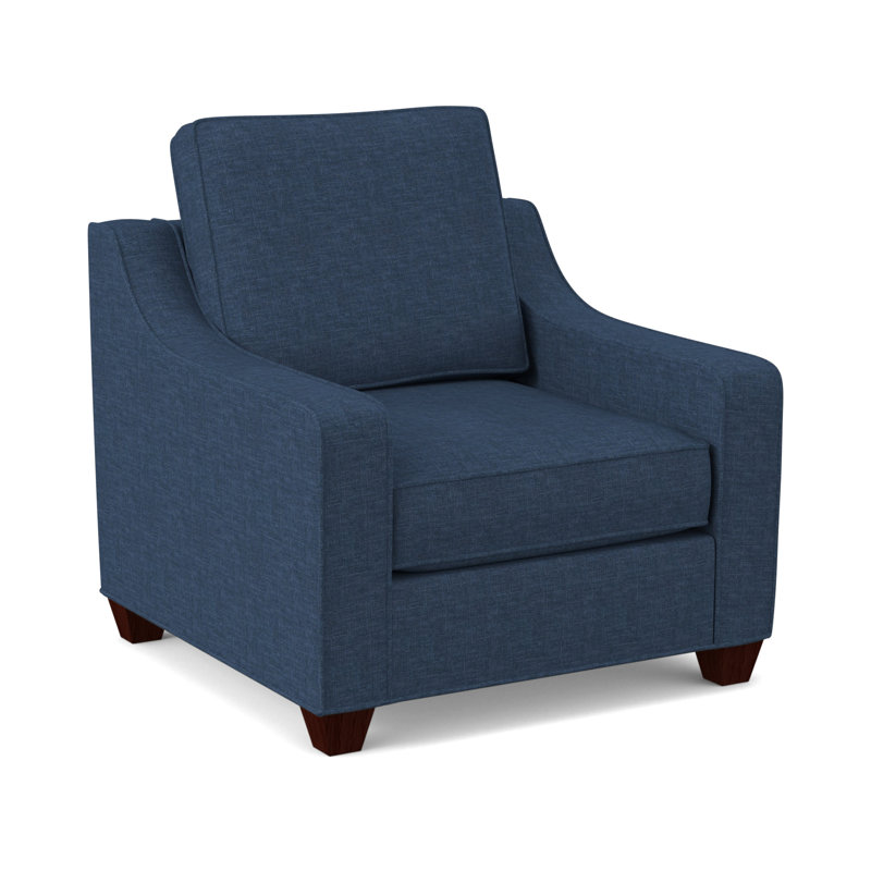 Fauteuil large de 34 po Clark, Acajou empire, Archétype amiral
