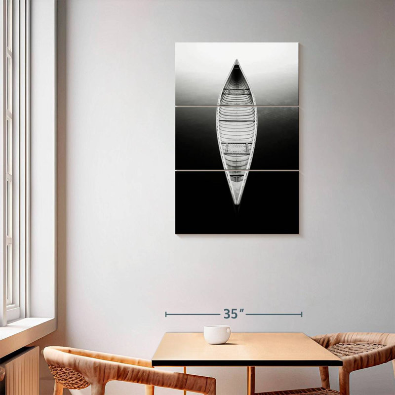 Mehar An Empty Canoe, 57" H x 36" W