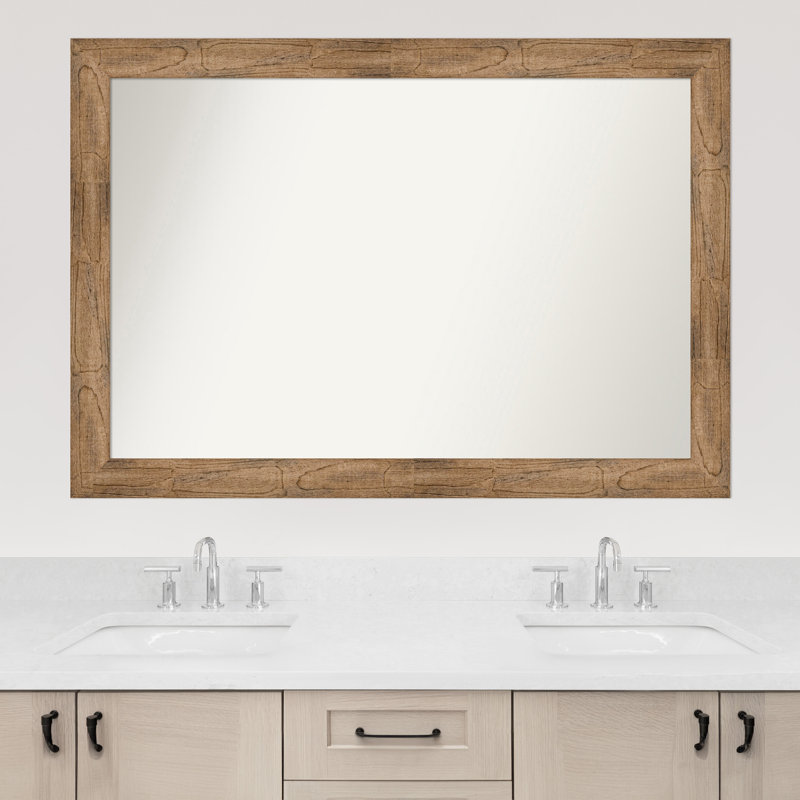 Timmy Solid Wood Wall Mirror, Rectangle, 34.5" x 49.5"