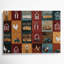 Farm Quilting Patterns Brown Canvas Wall Art-2093051332