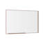 Miroir de salle de bain rectangulaire 60 po x 36 po surdimensionné avec cadre en noyer