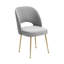 Chaise en velours Rizo Cognac-4605391