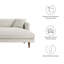 Zoya Right-Facing Down Filled Overstuffed Sectional Sofa In Heathered Weave Azure-93235978-93235976